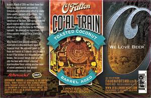 O'fallon Co'al Train Toasted Coconut Barrel Aged