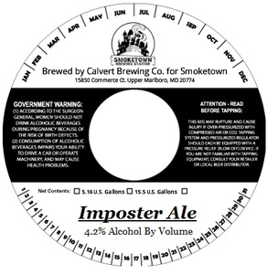 Smoketown Brewing Company Imposter Ale