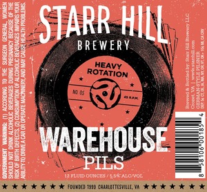 Starr Hill Warehouse December 2016