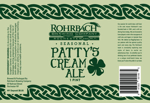 Rohrbach Patty's Cream Ale