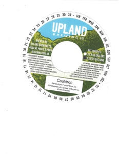 Upland Brewing Company Cauldron January 2017