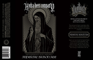 Hydra Beer Company Resurrection Imperial Saison December 2016