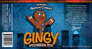 Tampa Bay Brewing Company Gingy