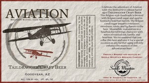 Taildragger Craft Beer Aviation Belgian Quad December 2016