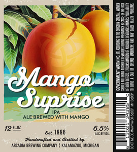 Arcadia Brewing Company Mango Suprise December 2016
