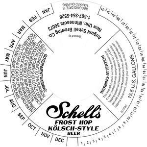 Schell's Frost Hop Kolsch-style December 2016