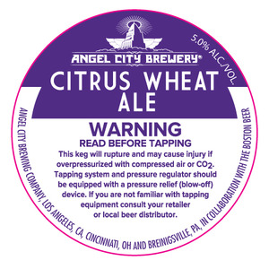 Angel City Brewery Citrus Wheat Ale