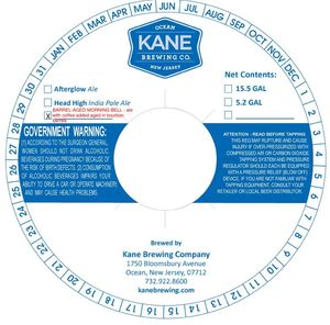 Kane Brewing Company Barrel Aged Morning Bell December 2016