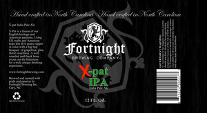 Fortnight Brewing X-pat IPA December 2016