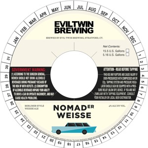 Evil Twin Brewing Nomader Weisse December 2016