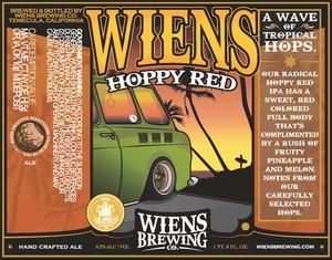 Wiens Brewing Company Hoppy Red December 2016