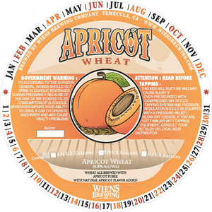 Wiens Brewing Company Apricot Wheat