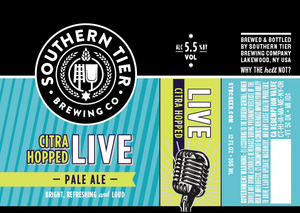 Southern Tier Brewing Co Citra Hopped Live