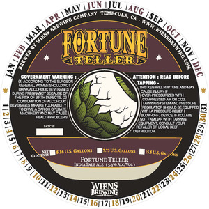 Wiens Brewing Company Fortune Teller