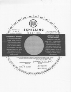 Schilling Beer Co. Hofgarten Alt