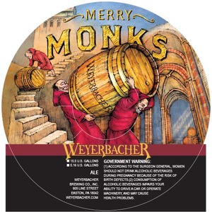 Weyerbacher Merry Monks Belgian Style Tripel December 2016