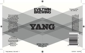 Evil Twin Brewing Yang