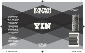 Evil Twin Brewing Yin