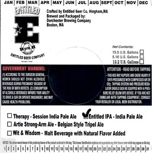 Entitled Beer Co. Entitled IPA