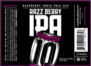 10 Barrel Brewing Co. Razz Berry IPA December 2016