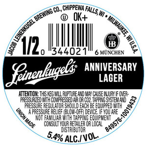 Leinenkugel's Anniversary Lager December 2016