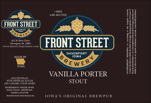 Vanilla Porter Stout Vanilla Porter