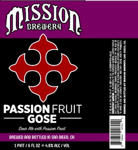 Mission Passionfruit Gose