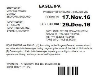 Charles Wells Limited Eagle IPA