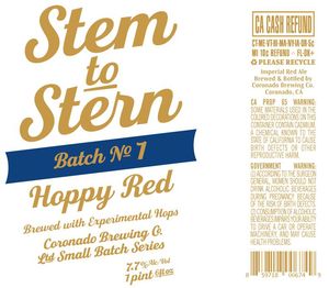 Coronado Brewing Company Stem To Stern Hoppy