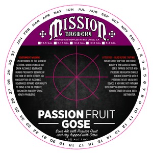 Mission Passionfruit Gose