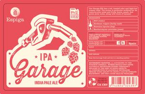 Craft Company Mayans S.l Espiga Garage IPA December 2016