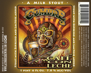 La Cumbre Brewing Company Cafe Con Leche