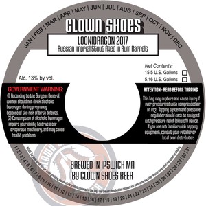 Clown Shoes Loonidragon 2017 December 2016