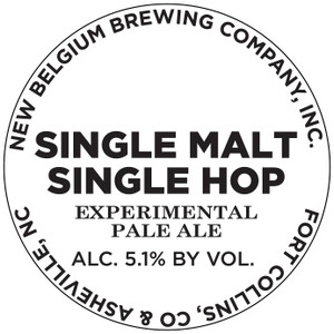 New Belgium Brewing Company, Inc. Single Malt Single Hop December 2016