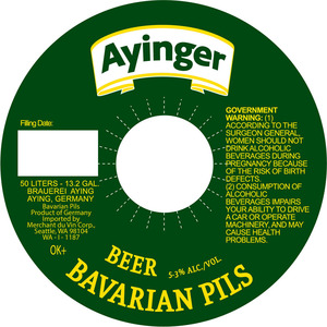 Ayinger Bavarian Pils