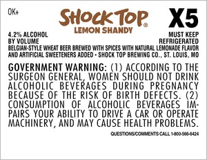 Shock Top Lemon Shandy