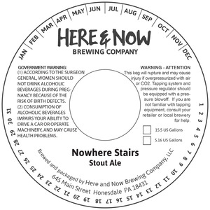 Here & Now Brewing Company Nowhere Stairs