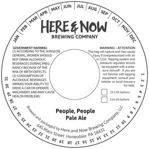 Here & Now Brewing Company People, People December 2016
