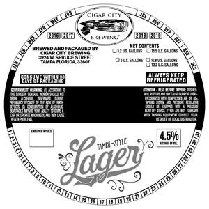 Tampa-style Lager 