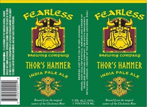 Fearless Brewing Company December 2016