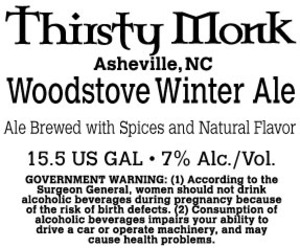 Thirsty Monk Woodstove Winter Ale