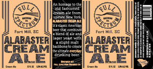 Alabaster Cream Ale 
