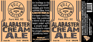 Alabaster Cream Ale 