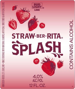 Bud Light Lime Straw-ber-rita Splash