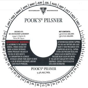 Bj's Pook's Pilsner