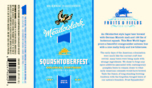 Squashtoberfest Colonial Festbier January 2017