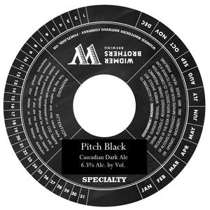 Widmer Brothers Brewing Co. Pitch Black