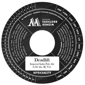 Widmer Brothers Brewing Co. Deadlift December 2016