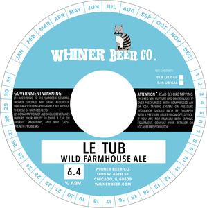 Whiner Beer Company Le Tub December 2016