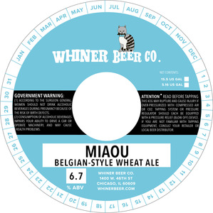 Whiner Beer Company Miaou